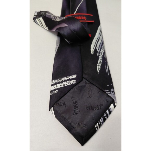J. Garcia South Of The Border Collection 57 Tie Black/Grey/Silver 58"x3.75" - Picture 5 of 6